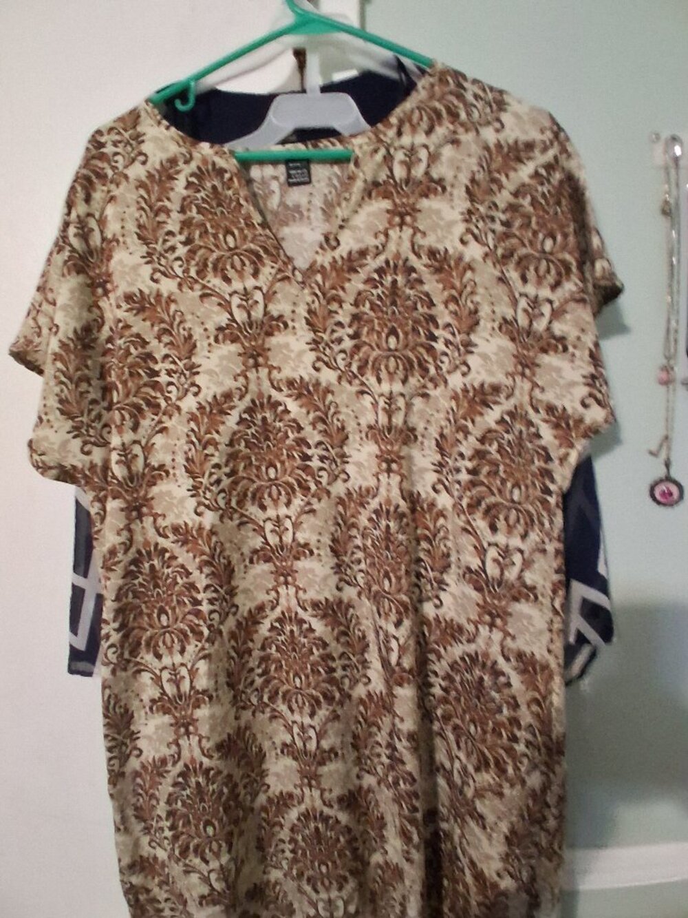 Brown knee length dress